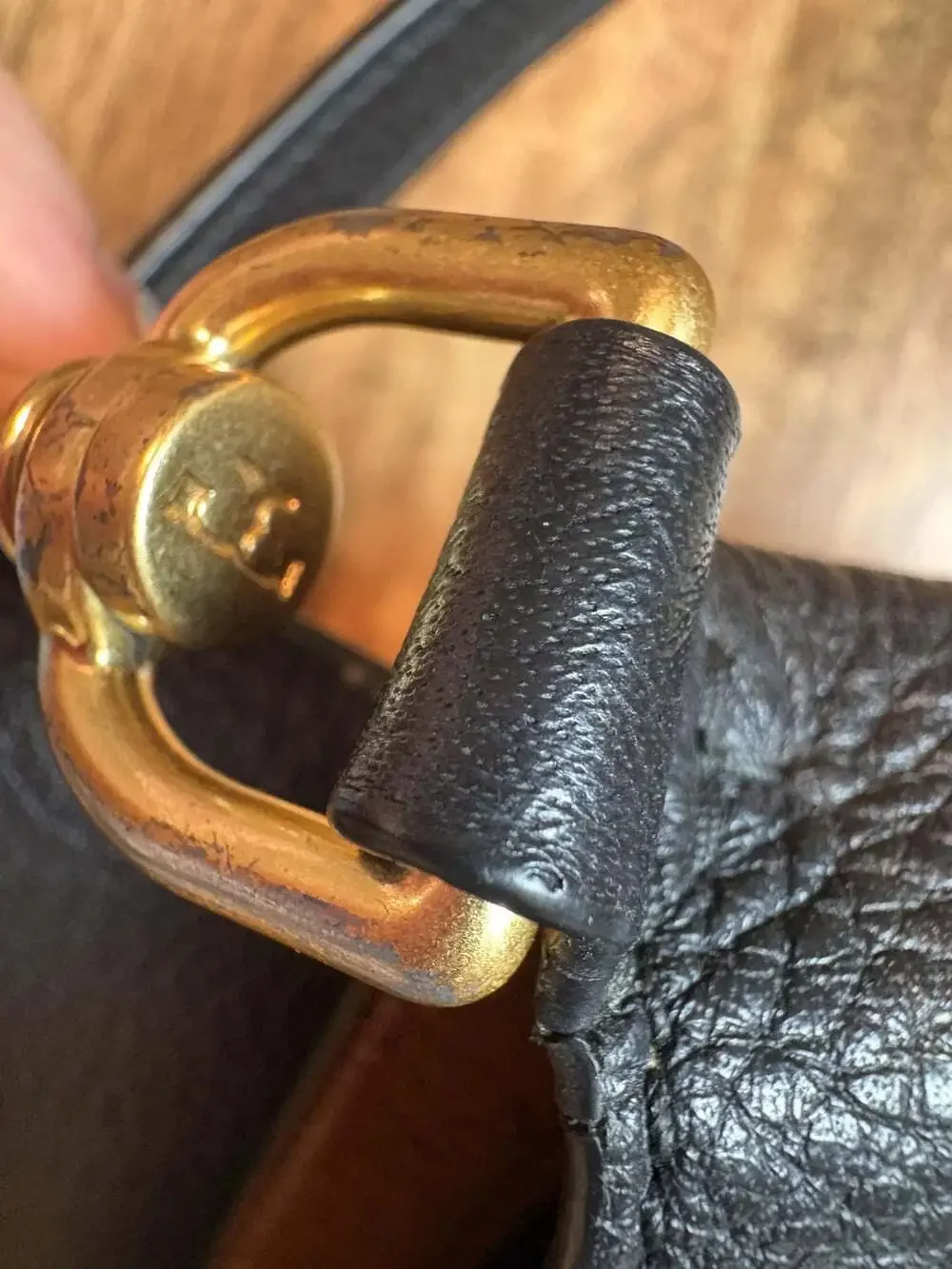 Tory Burch New York Crossbody Bag Womens Small Black Leather Flap Saddle Purse